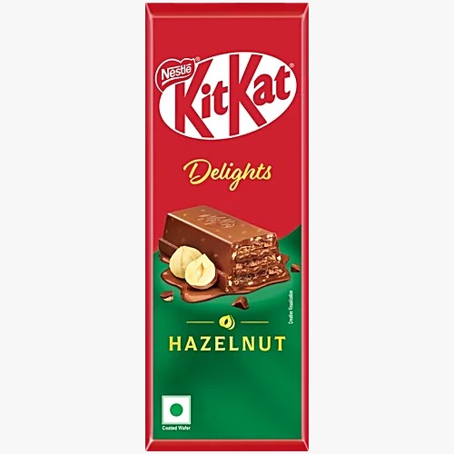 Nestle KitKat Delights Hazelnut Coated Wafer, 120 g